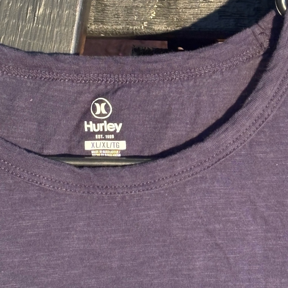 Hurley XL Navy Blue Surf Short Sleeve Tee - Picture 2 of 6